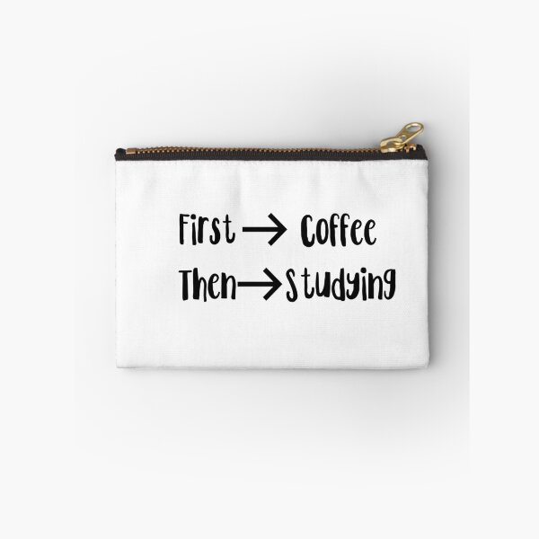 Item preview, First Coffee, Then Studying designed and sold by EvyStickersx.
