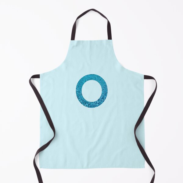 Item preview, The Letter O - Monogram in Blue Pool Water designed and sold by Bumblefuzzies.