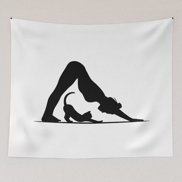 Item preview, Yoga Cat designed and sold by FernwehTrail.