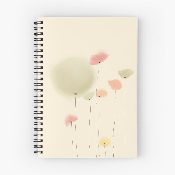 Item preview, Minimal Watercolour Flowers designed and sold by Somewhere Drawing.