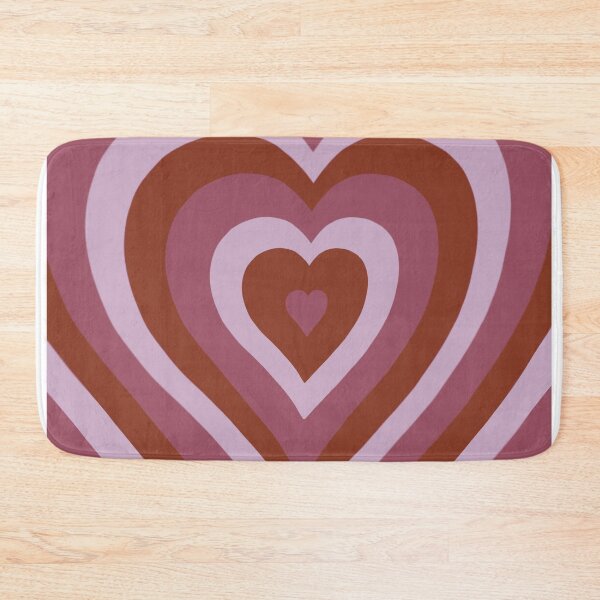 Item preview, BURGUNDY HEART LATTE designed and sold by Glossypop.