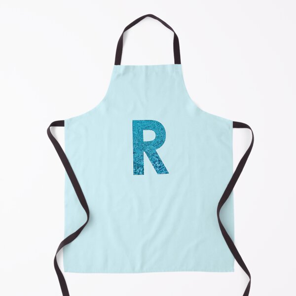 Item preview, The Letter R - Monogram in Blue Pool Water designed and sold by Bumblefuzzies.