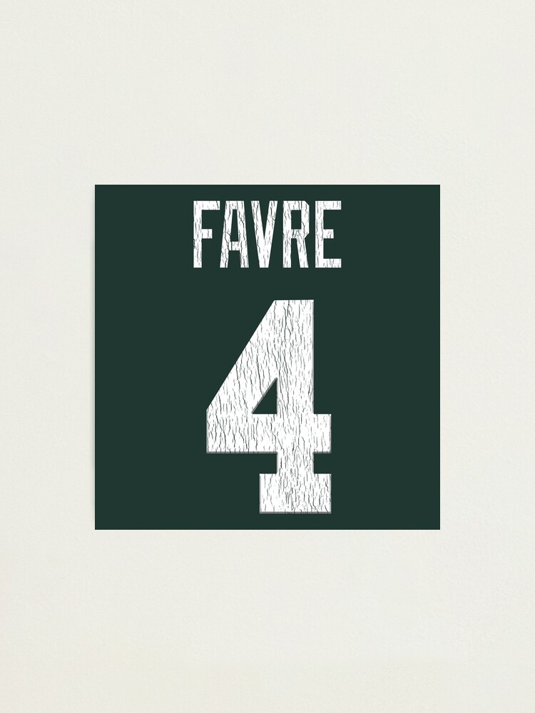 Brett Favre fine art print featuring Favre –