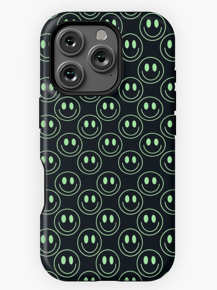 Smiley Face Casetify Neon Green Case Neon Green Casetify Smiley