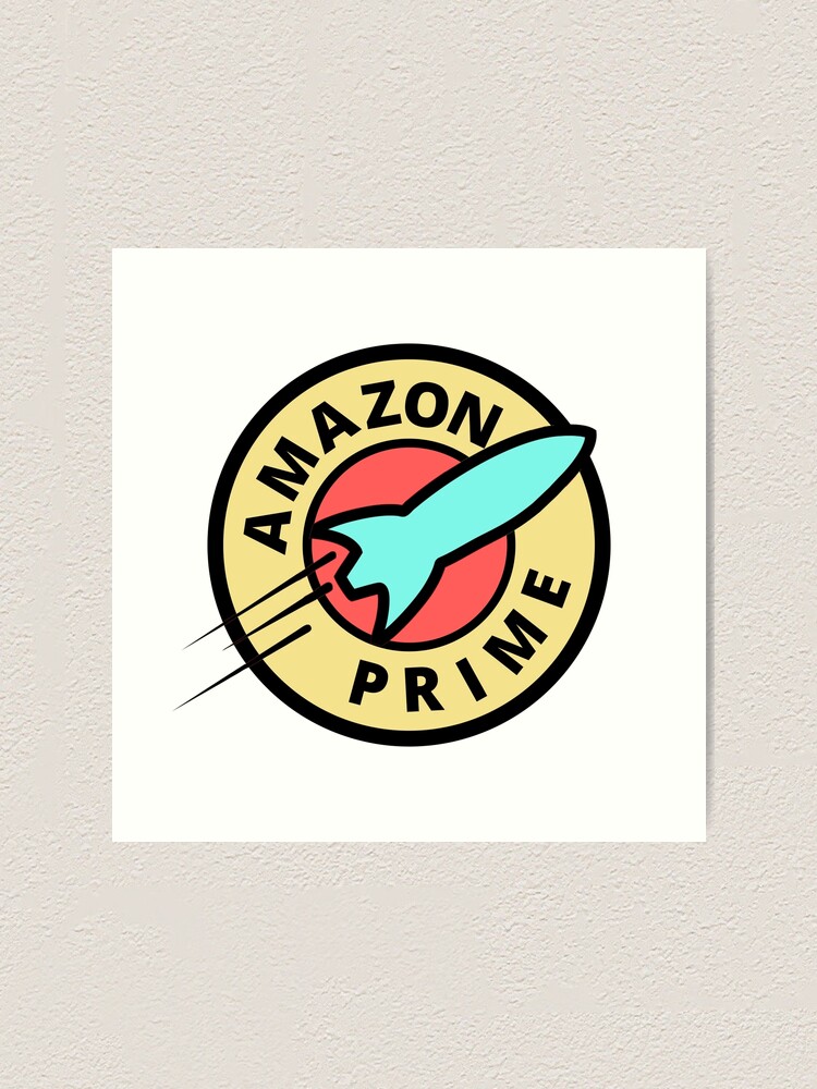 Amazon Prime Futurama Logo Art Print By Cupcaketees Redbubble