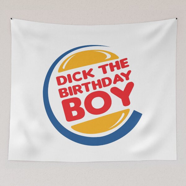 Item preview, dick the birthday boy burger king logo red letter media redlettermedia designed and sold by cameronbaba.
