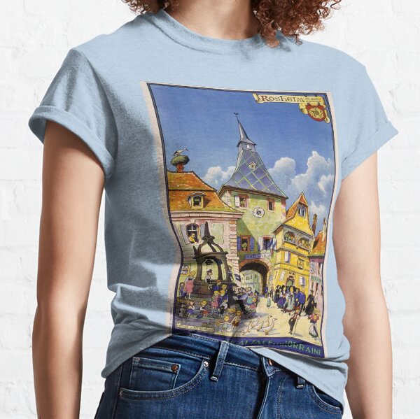 Item preview, Rosheim retro poster designed and sold by CorasPosters.