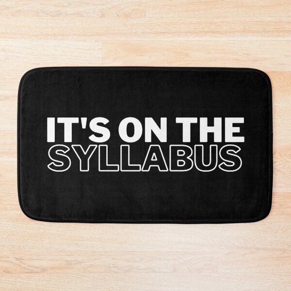 Item preview, It's on the Syllabus designed and sold by polishalpaca.