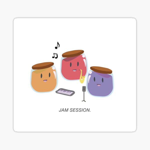 Jam Session Sticker