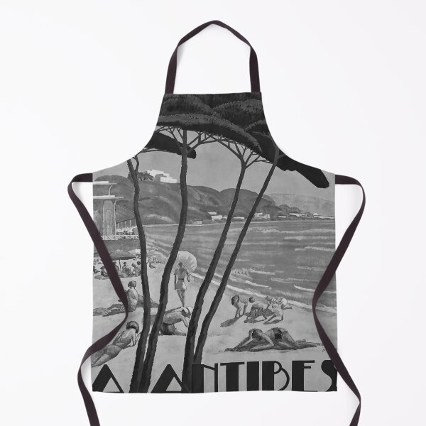 Item preview, Antibes Juan les Pins Noire retro poster designed and sold by CorasPosters.