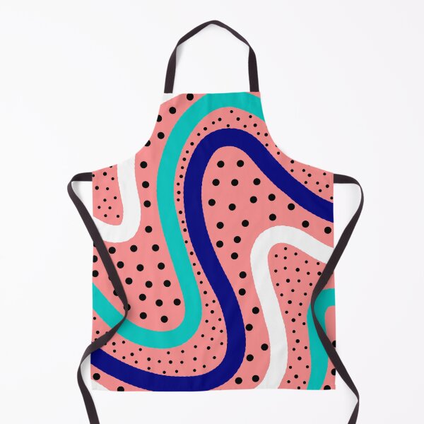 Item preview, Blue and pink polka dot pattern designed and sold by crazychameleon.
