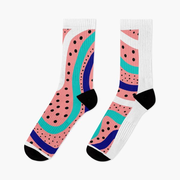 Item preview, Blue and pink polka dot pattern designed and sold by crazychameleon.