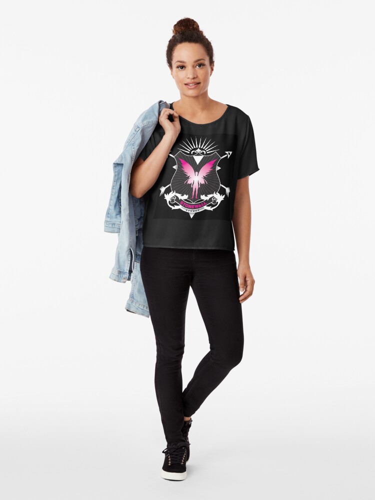 Alternate view of Stonewall Hotel Chiffon Top