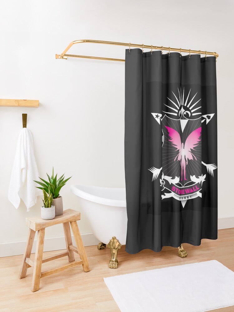 Alternate view of Stonewall Hotel Shower Curtain