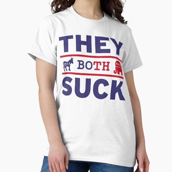Item preview, They Both Suck Anti-Political Party Libertarian designed and sold by pixeljamz.
