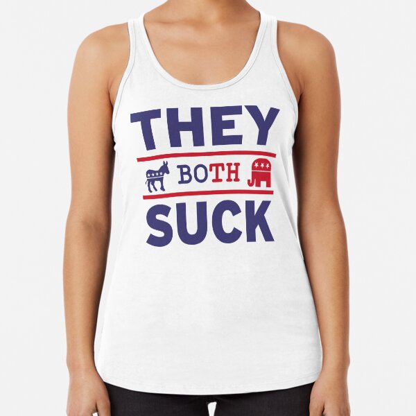 Item preview, They Both Suck Anti-Political Party Libertarian designed and sold by pixeljamz.