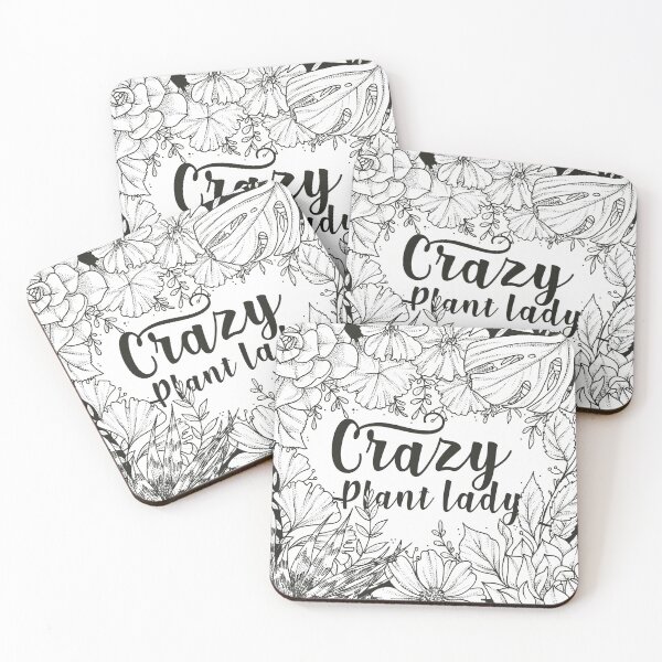 Item preview, Crazy Plant Lady BW designed and sold by Elvenwings.