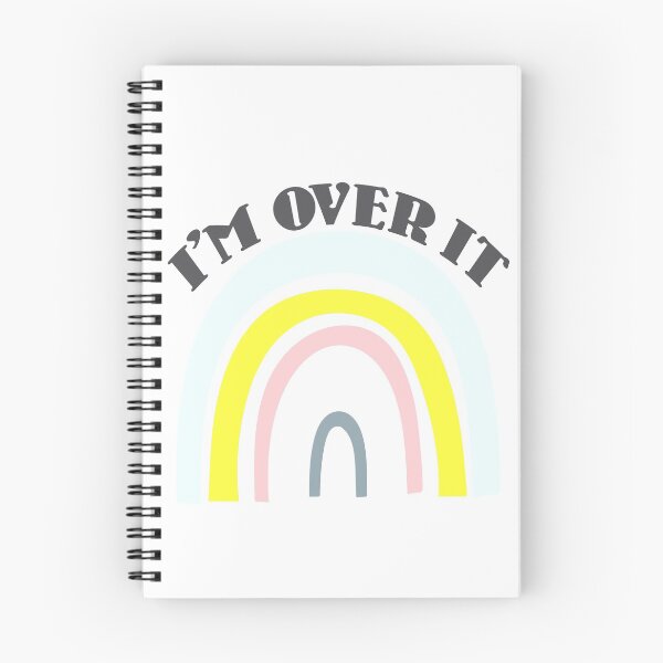 Item preview, I'm Over it -Rainbow- Funny Graphic T Shirt designed and sold by OliviaAndAva.