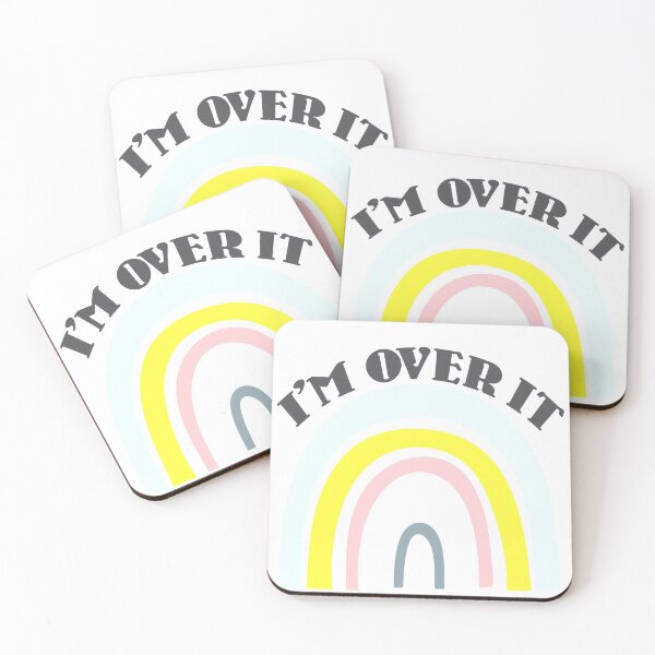 Item preview, I'm Over it -Rainbow- Funny Graphic T Shirt designed and sold by OliviaAndAva.