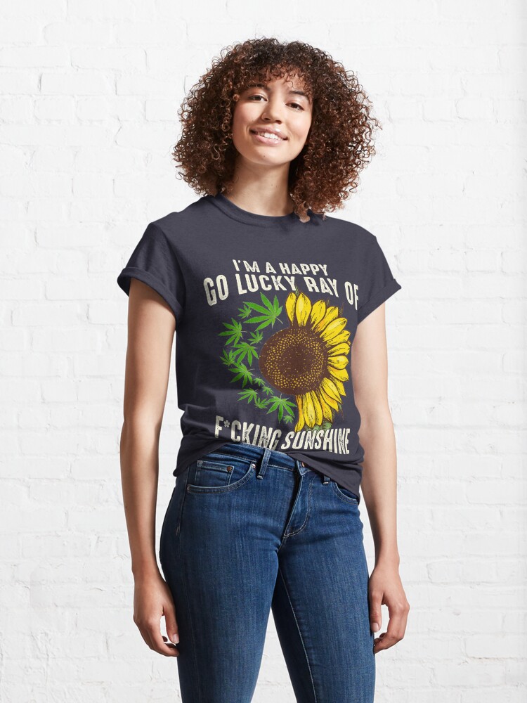 happy go lucky ray of sunshine t shirt