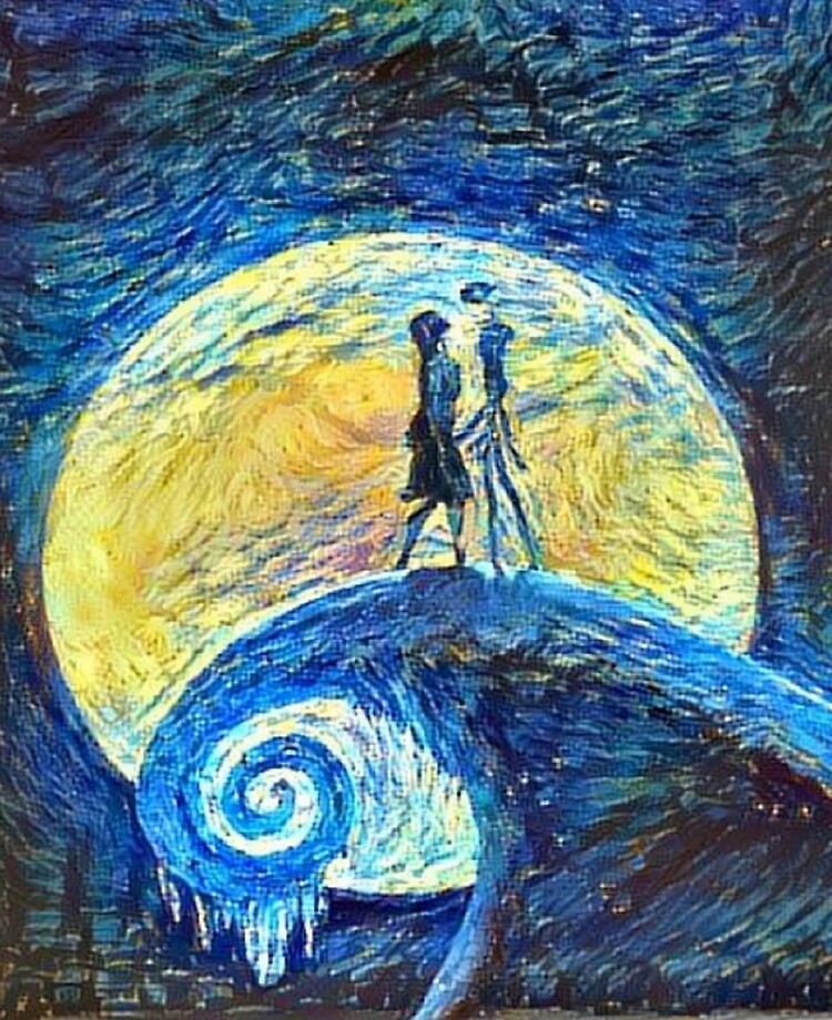 Jack Skellington Starry Night Van Gogh Nightmare Before Christmass Jigsaw  Puzzles – ANEWDAY Store