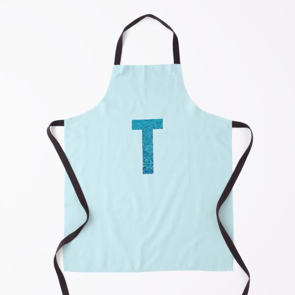 Item preview, The Letter T - Monogram in Blue Pool Water designed and sold by Bumblefuzzies.