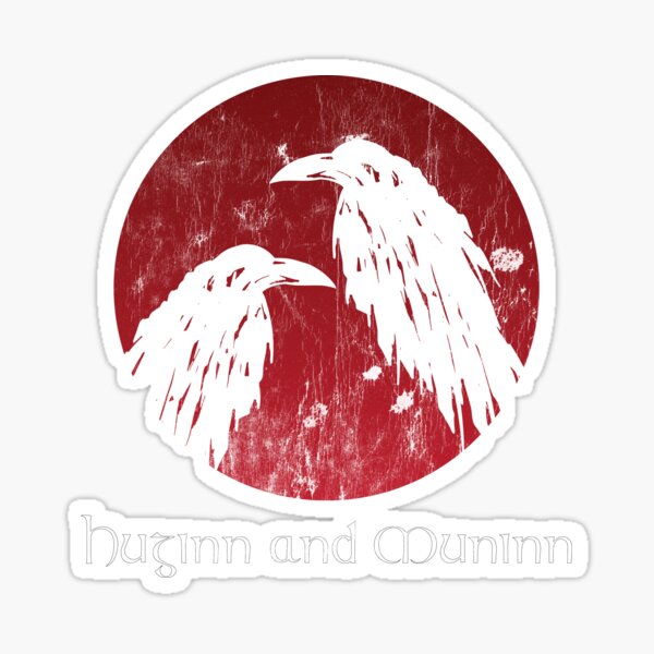 Item preview, Huginn and Muninn (Version 2) designed and sold by DavidToolan.