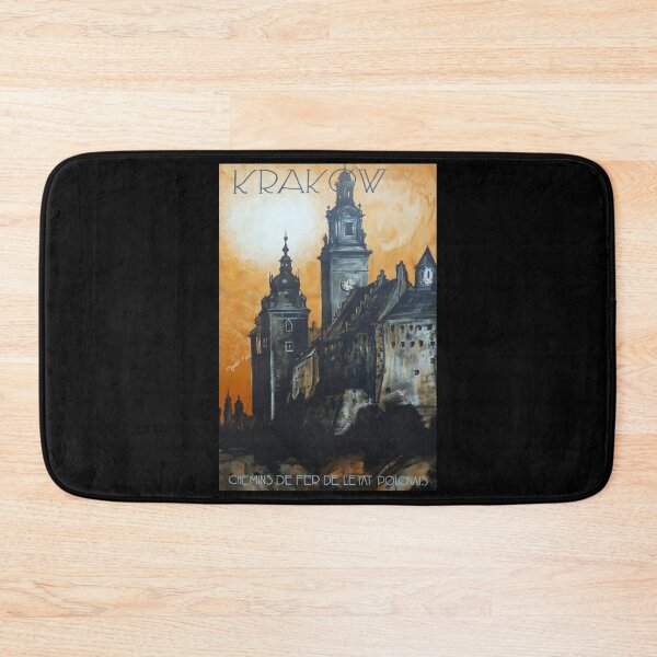 Item preview, Krakow retro poster designed and sold by CorasPosters.
