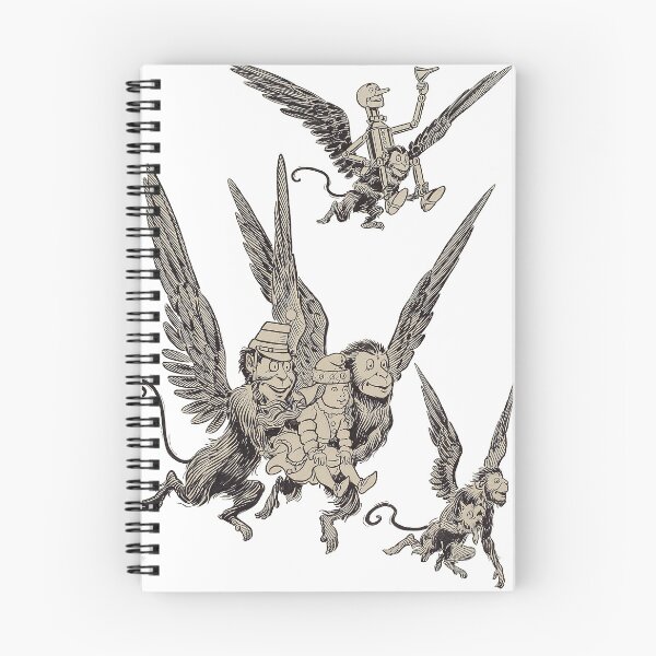 Item preview, Wizard of Oz  - Flying Monkeys 19th Century Illustration designed and sold by SowCow.