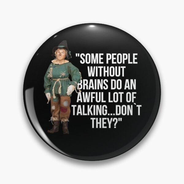 Item preview, Wizard Of Oz Quote Scarecrow designed and sold by TopSmartDesigns.