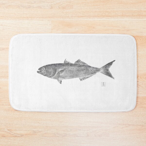 Item preview, Bluefish (black and white) designed and sold by Rocket-Ninja.