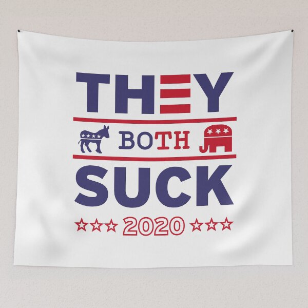 Item preview, They Both Suck 2020 Presidential Election Campaign designed and sold by pixeljamz.