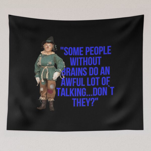 Aperçu de l'œuvre Épouvantail de citation de magicien d'Oz créée et vendue par TopSmartDesigns.