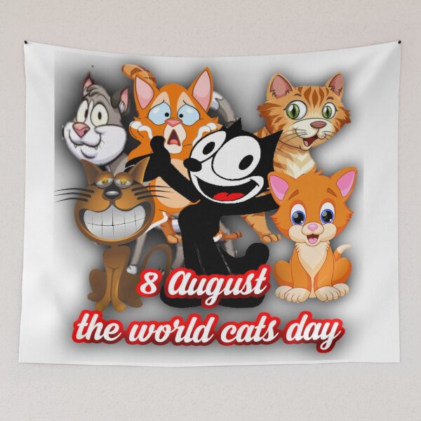 Item preview, 8 August the world cats day designed and sold by Alexaksil.