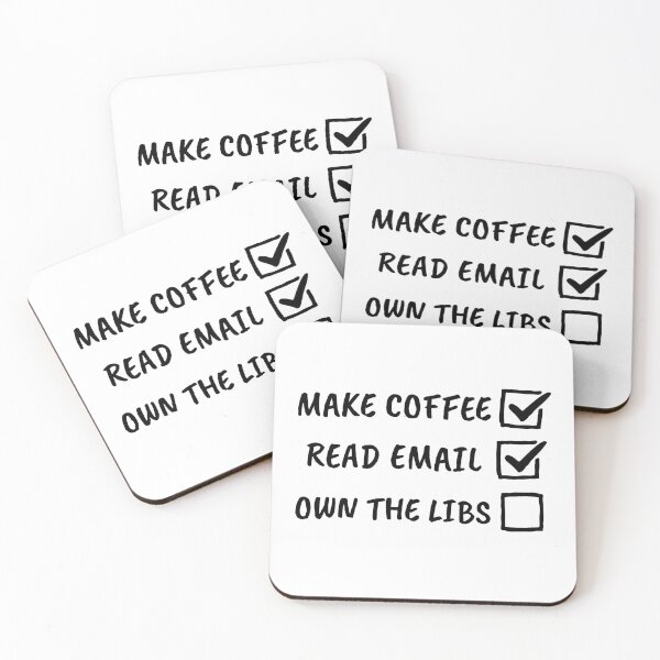 Item preview, Own the Libs Checklist designed and sold by Maria Garcia.