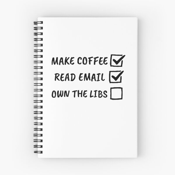 Item preview, Own the Libs Checklist  designed and sold by Maria Garcia.