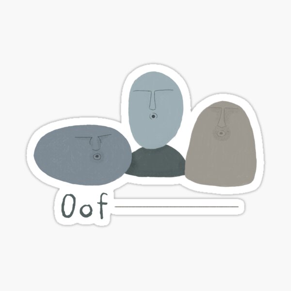 Oof Stones Meme x Mori Sticker