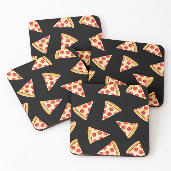 Item preview, Pizza on black designed and sold by littlearrow.