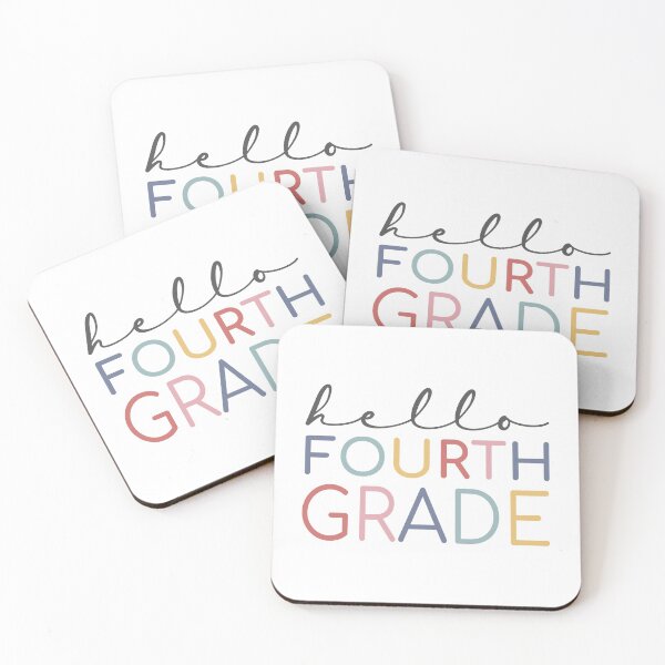 Item preview, Hello Fourth Grade Colorful designed and sold by AutonomousN.