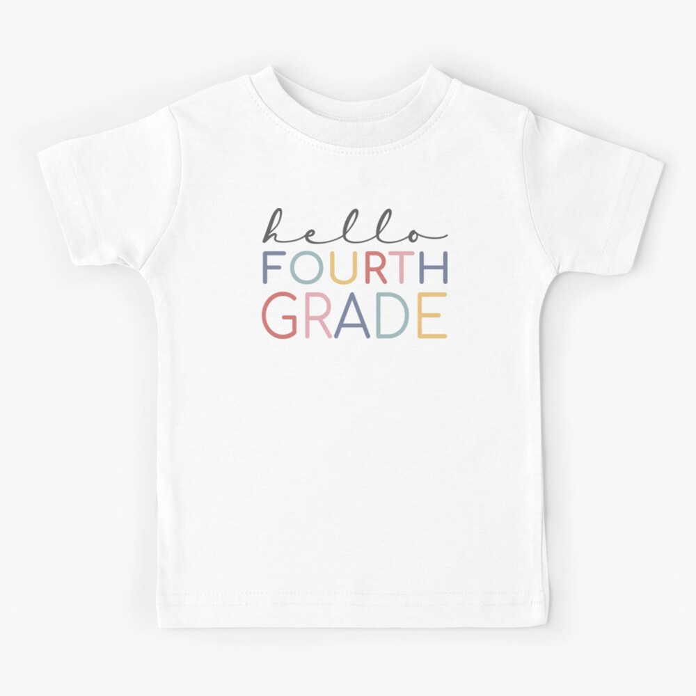 Hello 2nd Grade Retro Star Shirt Third Grade / Youth S