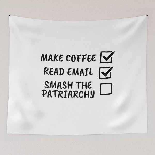 Item preview, Smash the Patriarchy Checklist designed and sold by Maria Garcia.