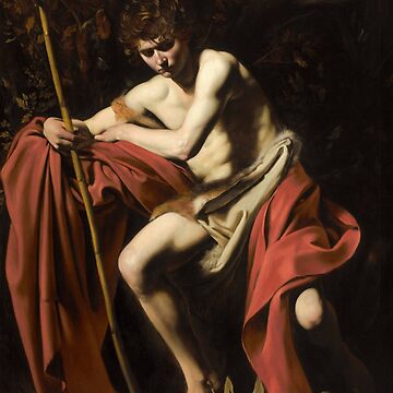 Artwork thumbnail, Caravaggio's John the Baptist in Wilderness by MoriVond