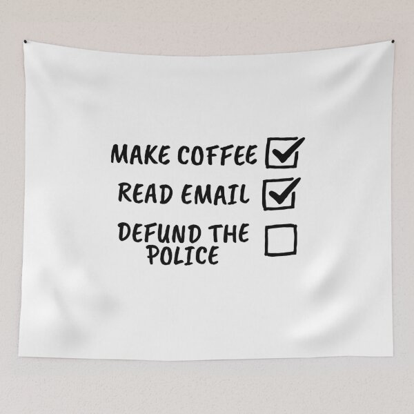 Item preview, Defund the Police Checklist designed and sold by Maria Garcia.