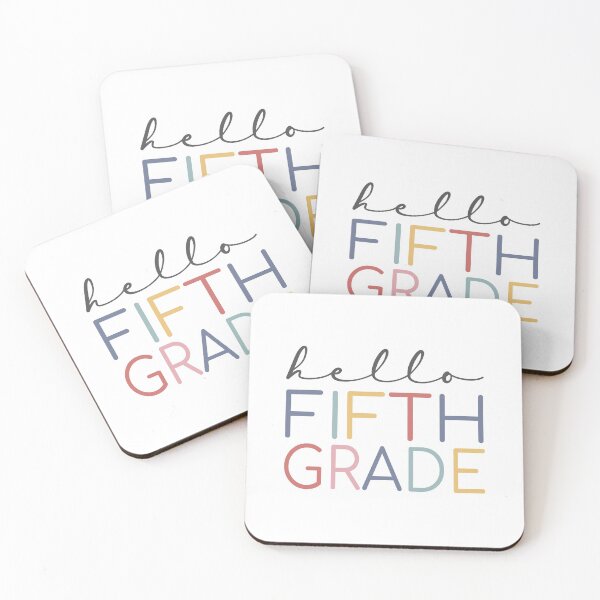 Item preview, Hello Fifth Grade Colorful designed and sold by AutonomousN.