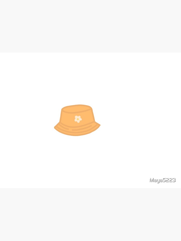 bright orange bucket hat
