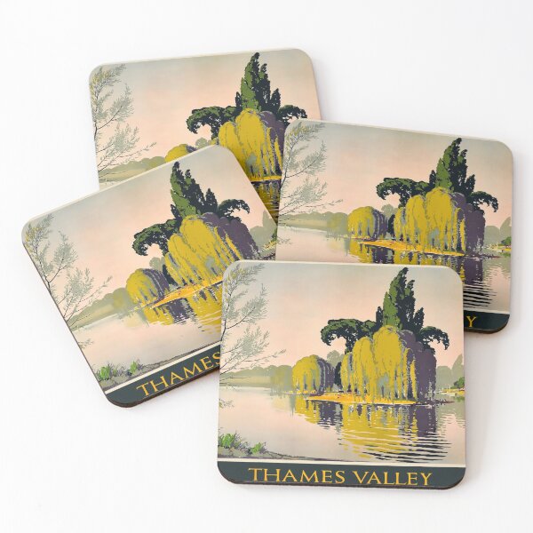 Item preview, Thames Valley retro poster designed and sold by CorasPosters.