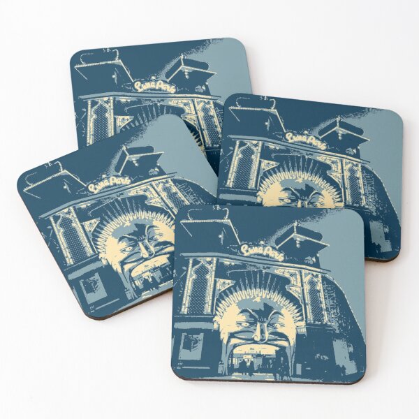 Item preview, Luna Park Blue, Pop Art designed and sold by DomGDesign.