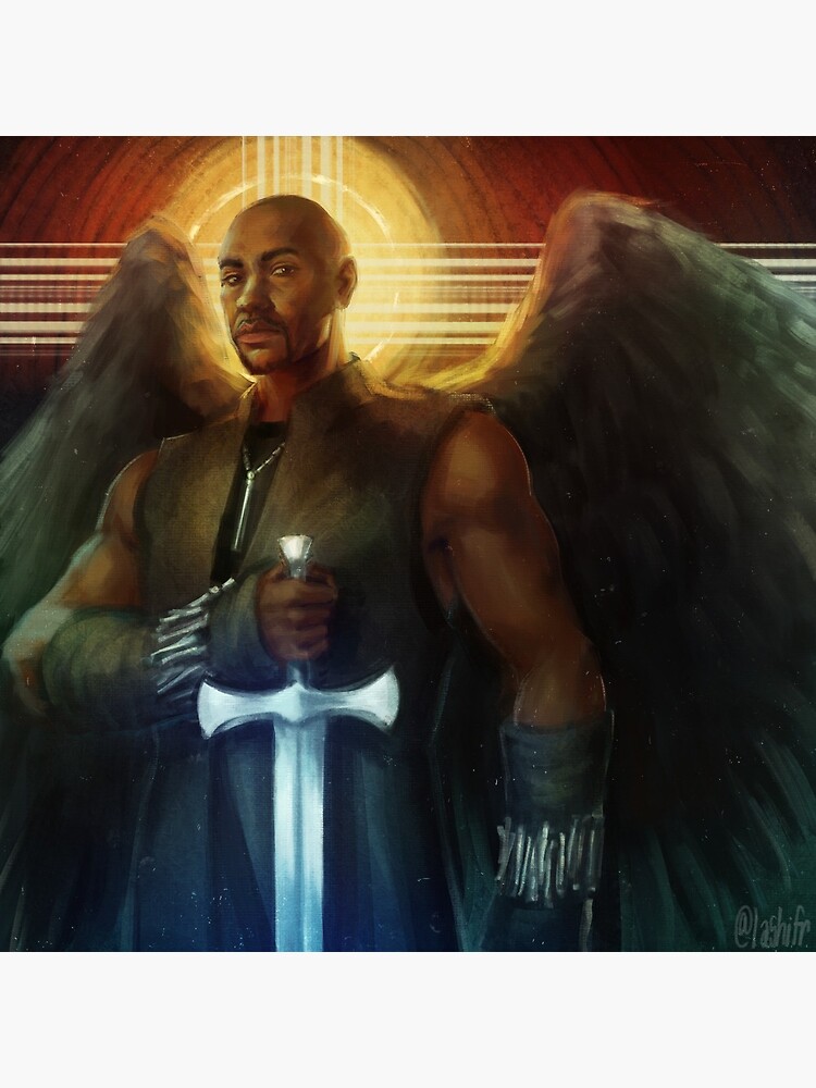 "[Lucifer[ Amenadiel Fury Of God" Poster for Sale by lashifr Redbubble