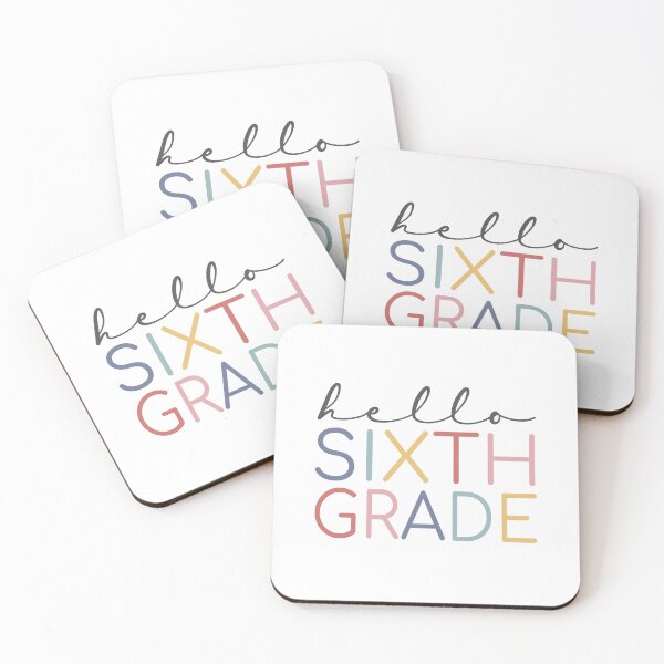 Item preview, Hello Sixth Grade Colorful designed and sold by AutonomousN.