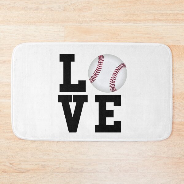 Item preview, Fun I Love Baseball Text Graphic designed and sold by SpookshowDesign.